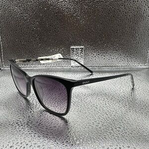 DKNY Black Sunglasses with Gradient Lenses